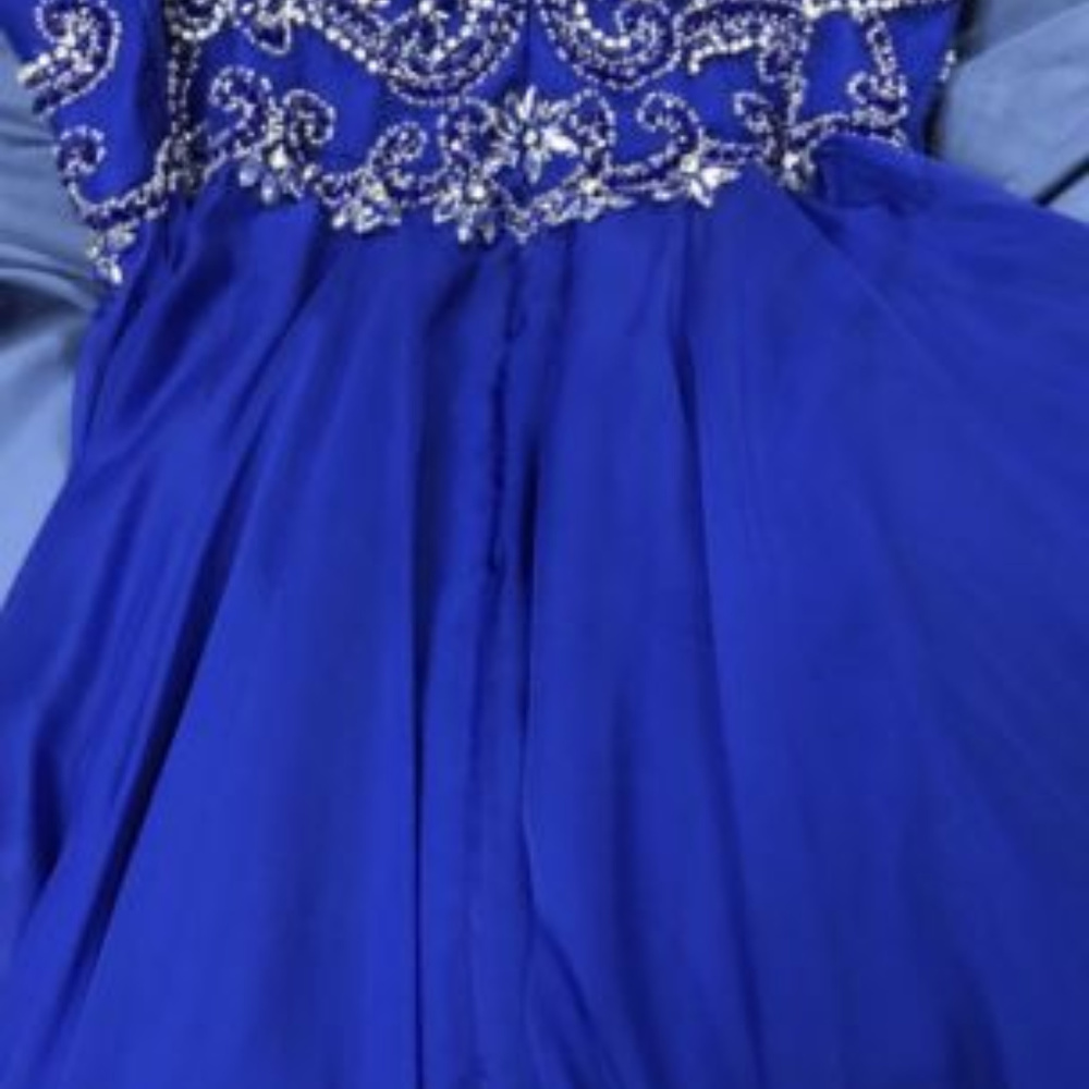 Ellie Wilde blue size 6 evening dress, prom - Picture 8 of 8